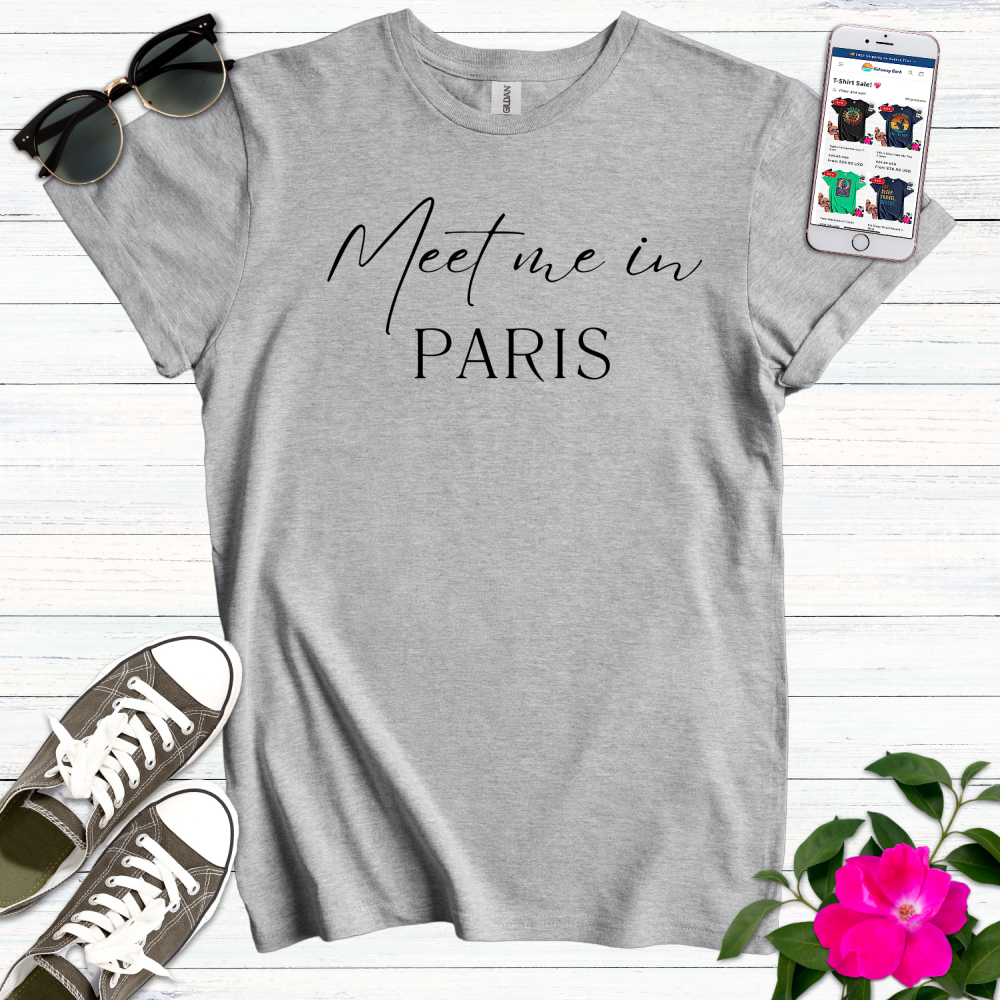 Modern Meet Me in Paris T-Shirt