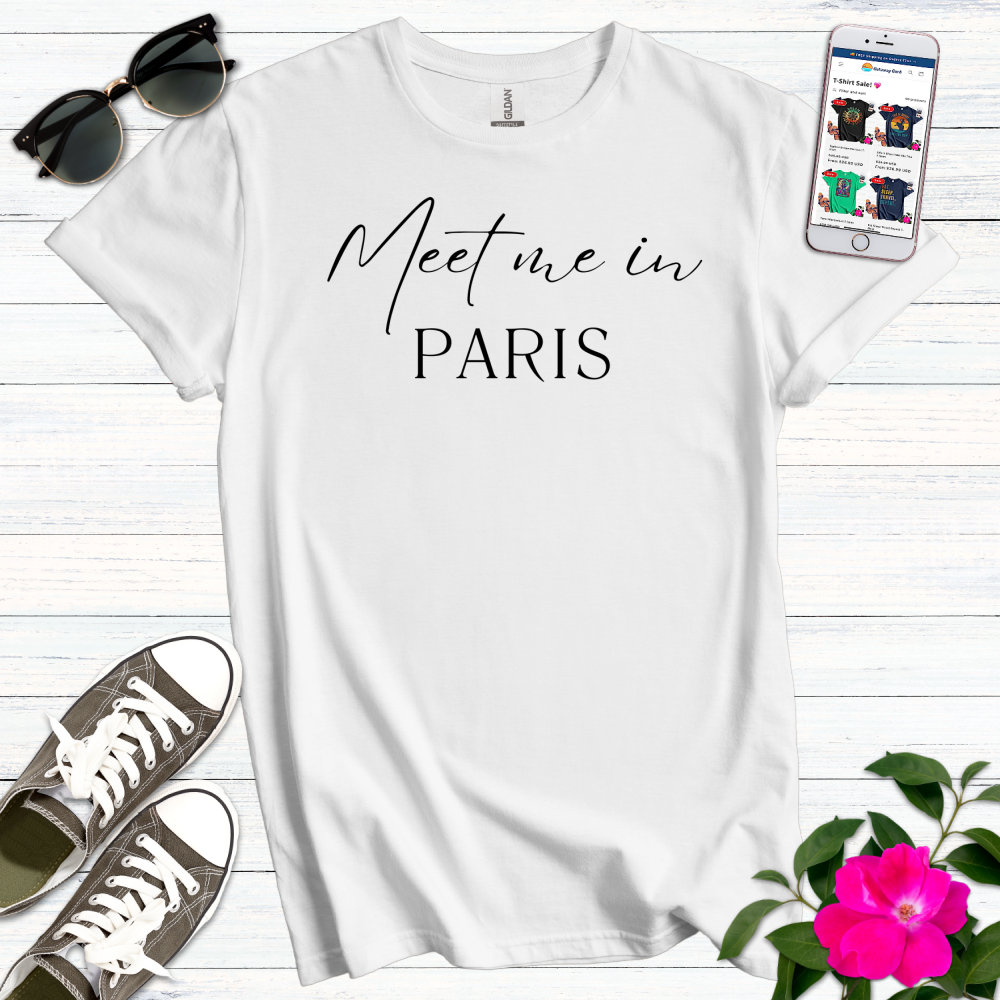 Modern Meet Me in Paris T-Shirt