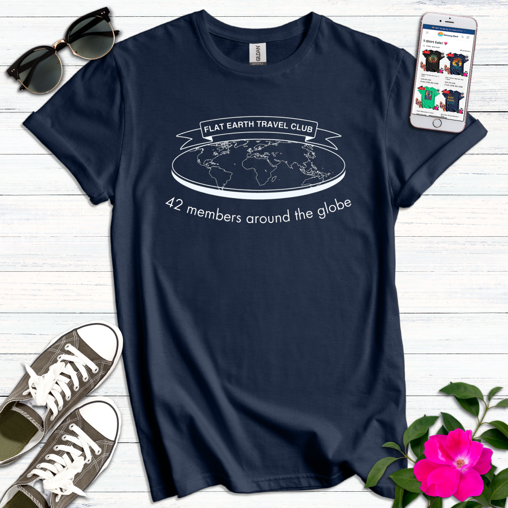 Funny Flat Earth 42 T-Shirt