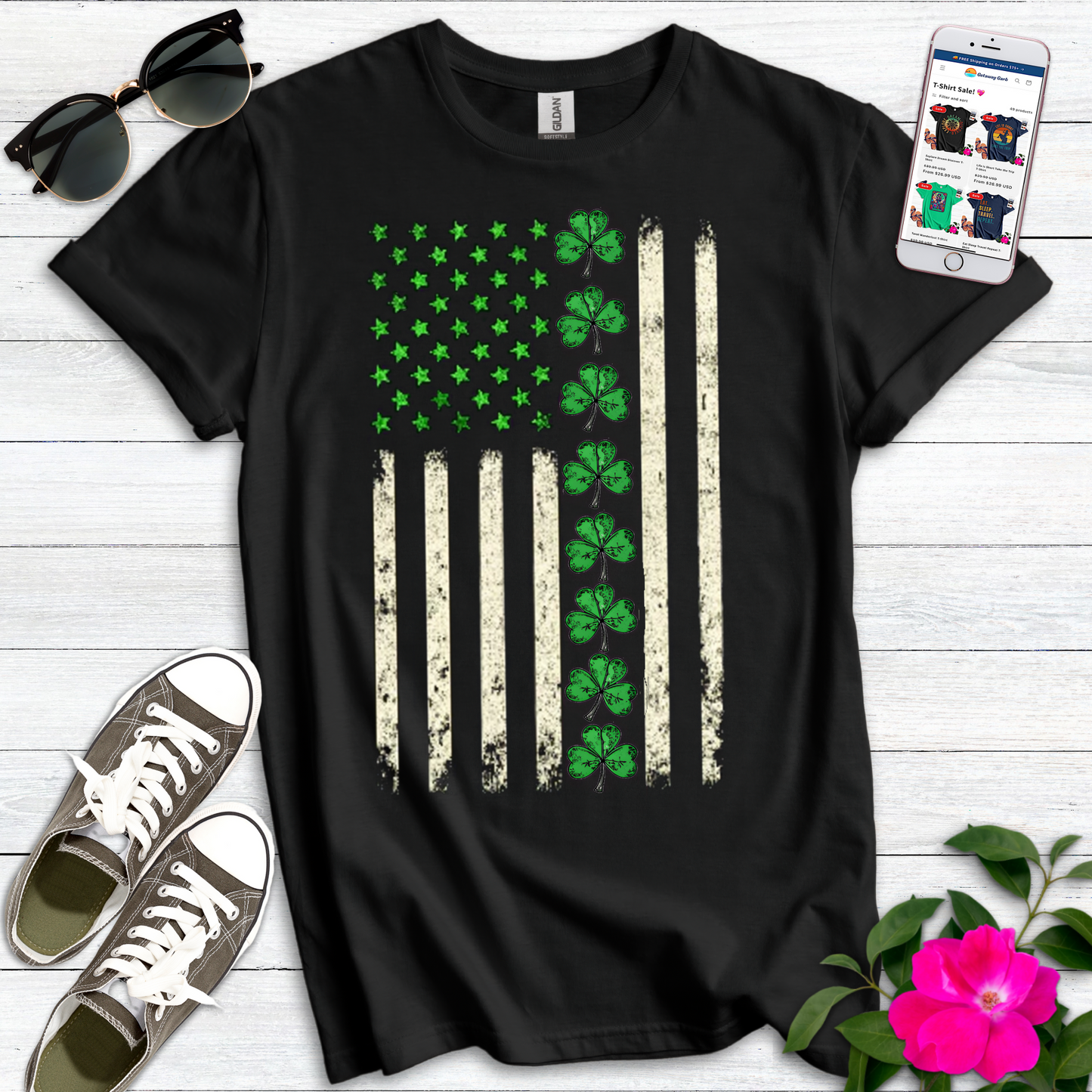 Irish American Shamrock Blend T-Shirt