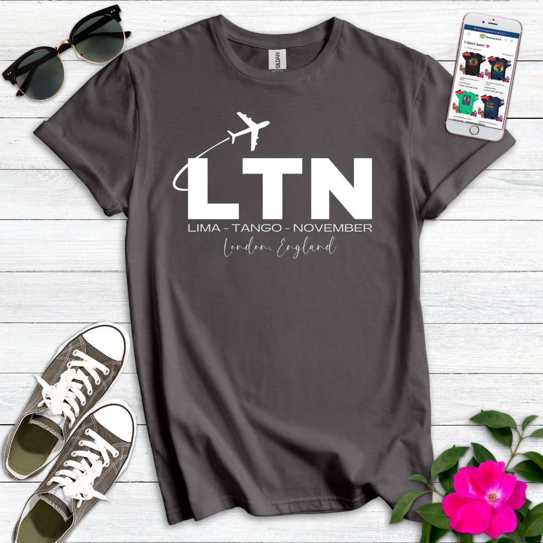 LTN Luton London Airport Radio Alphabet T-Shirt