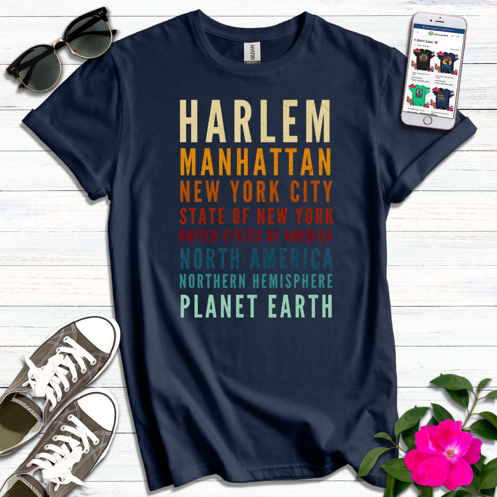 Harlem Retro Colors T-Shirt