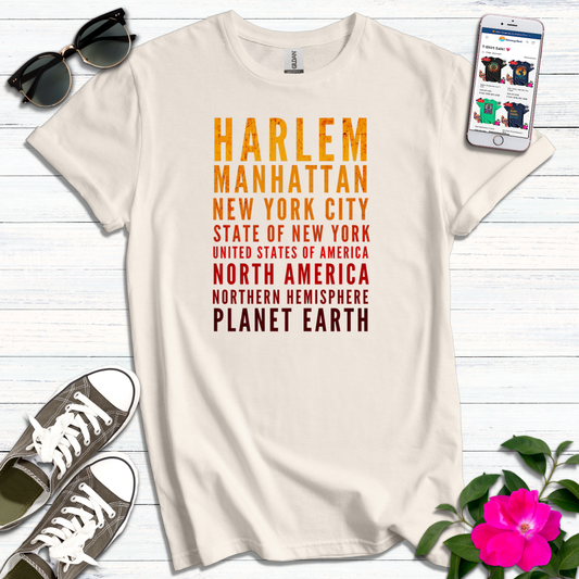 Harlem Red-Black Gradient T-Shirt