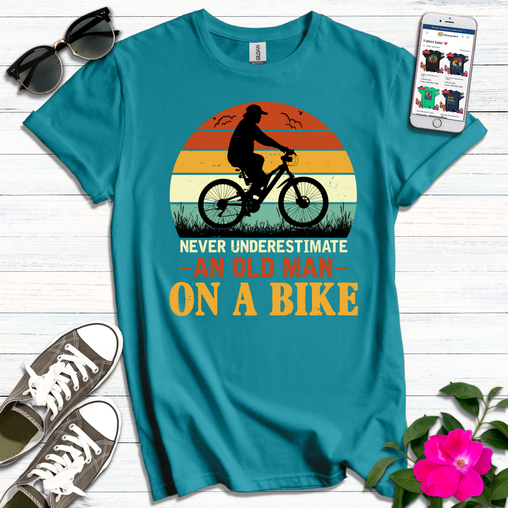 Old Man on a Bike T-Shirt