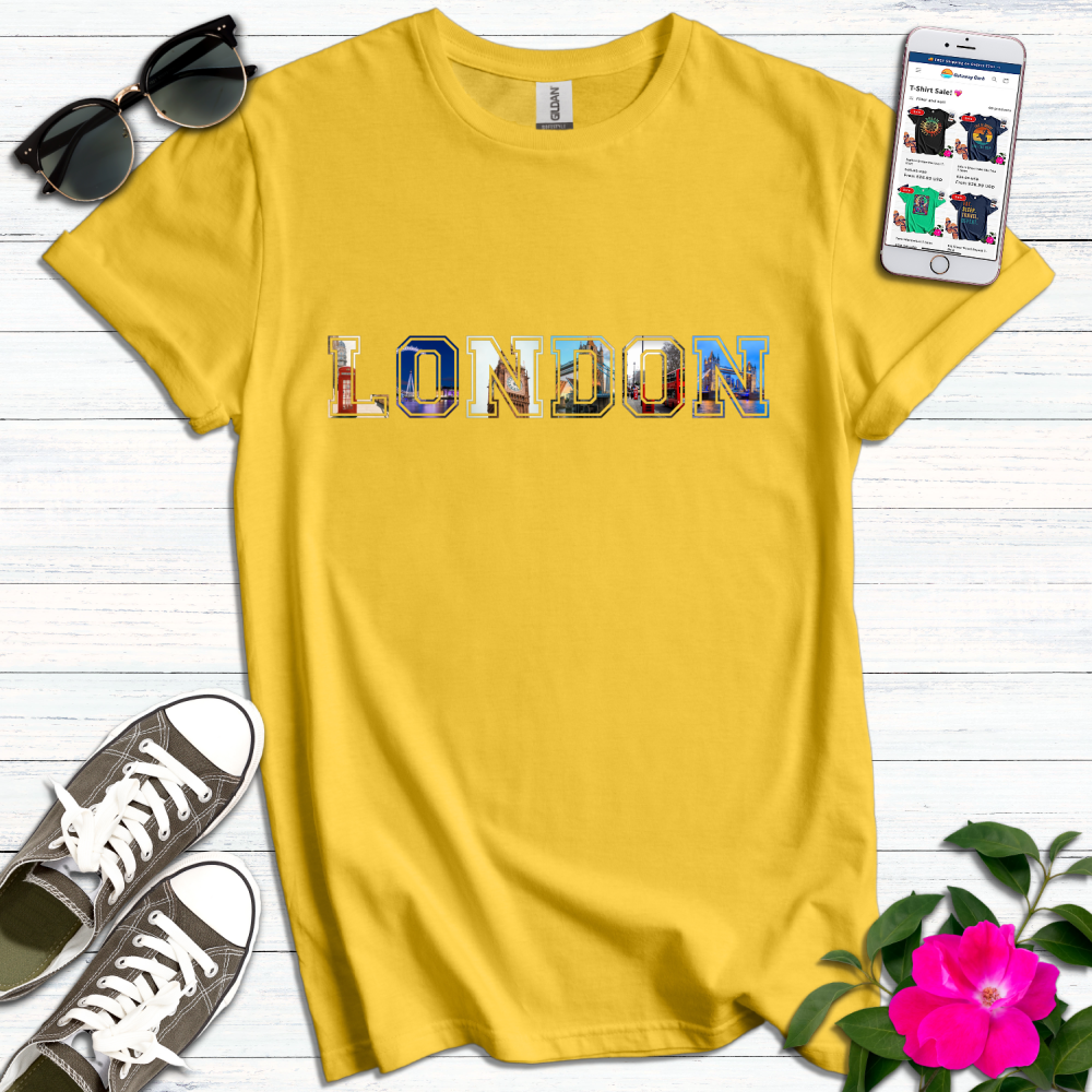 London Photo Letters T-Shirt