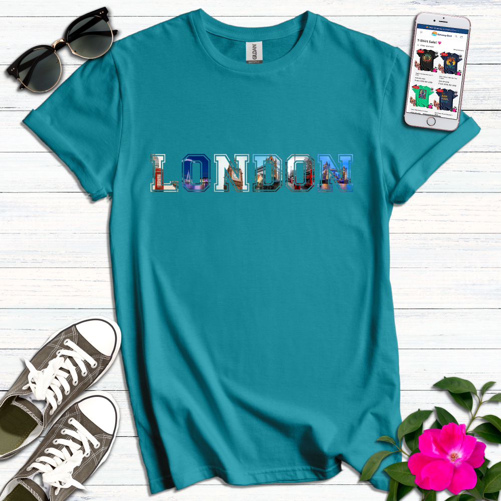 London Photo Letters T-Shirt