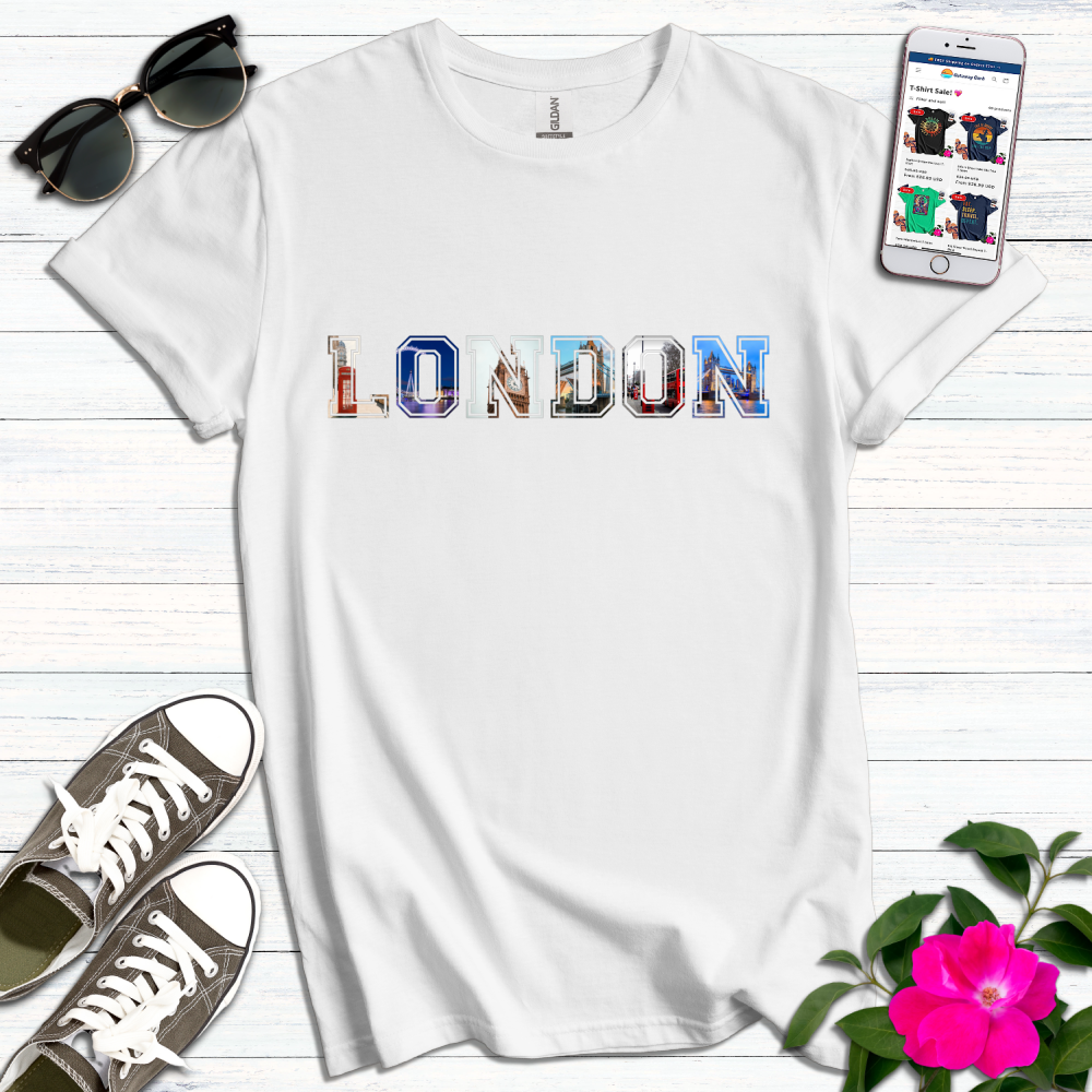 London Photo Letters T-Shirt