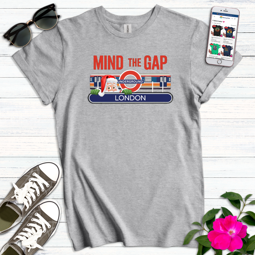 Santa Mind the Gap T-Shirt