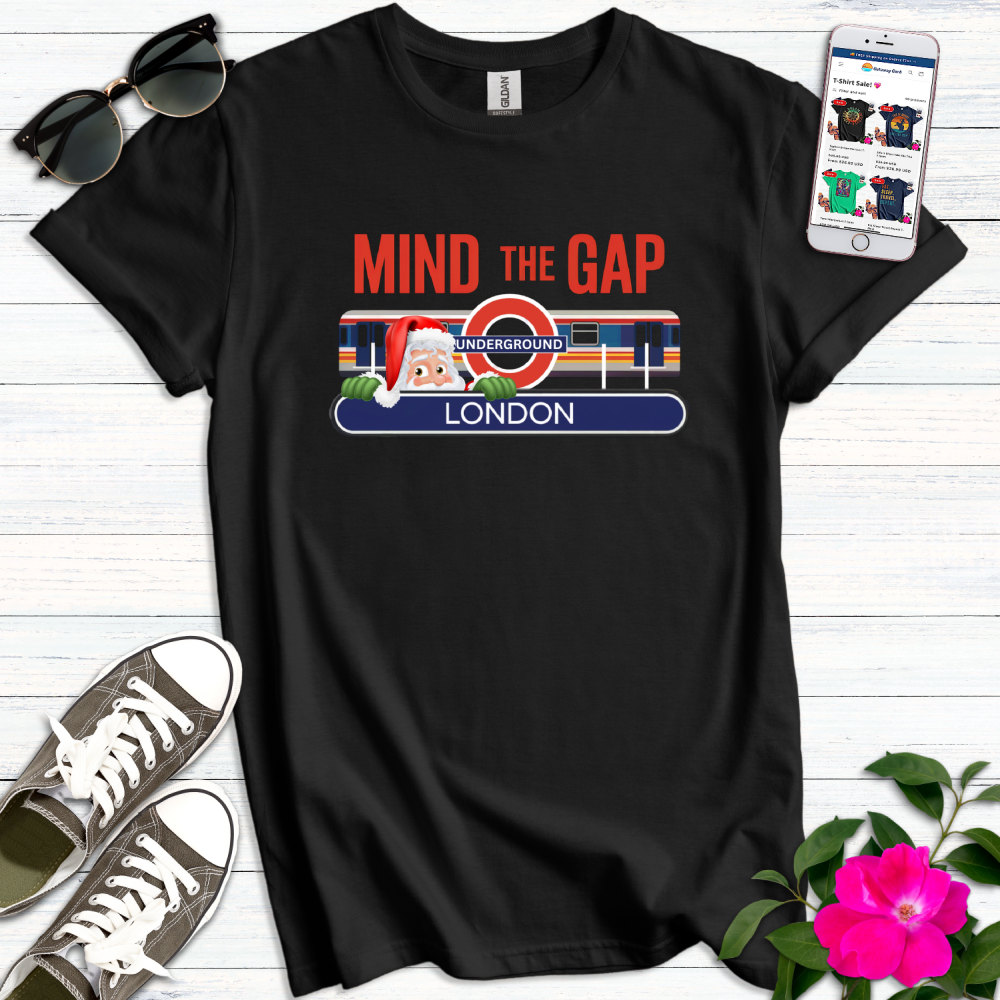 Santa Mind the Gap T-Shirt