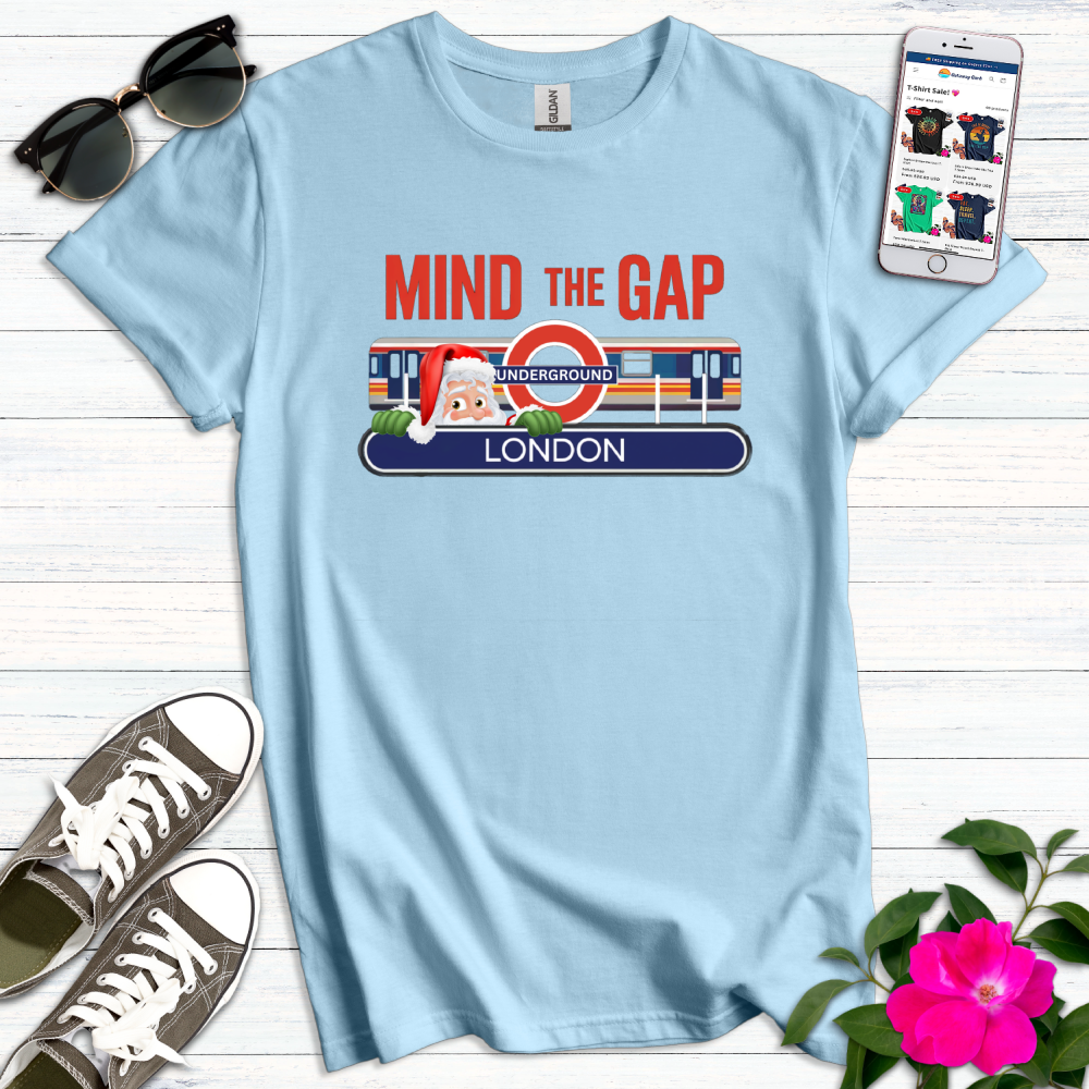 Santa Mind the Gap T-Shirt