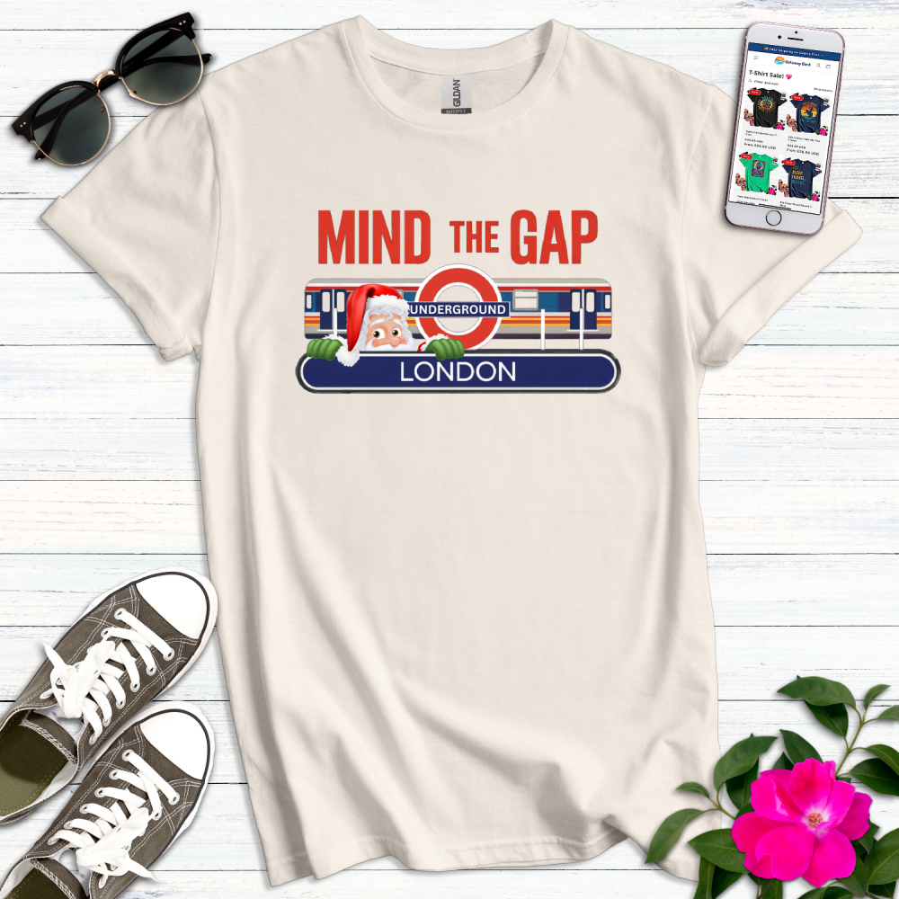 Santa Mind the Gap T-Shirt