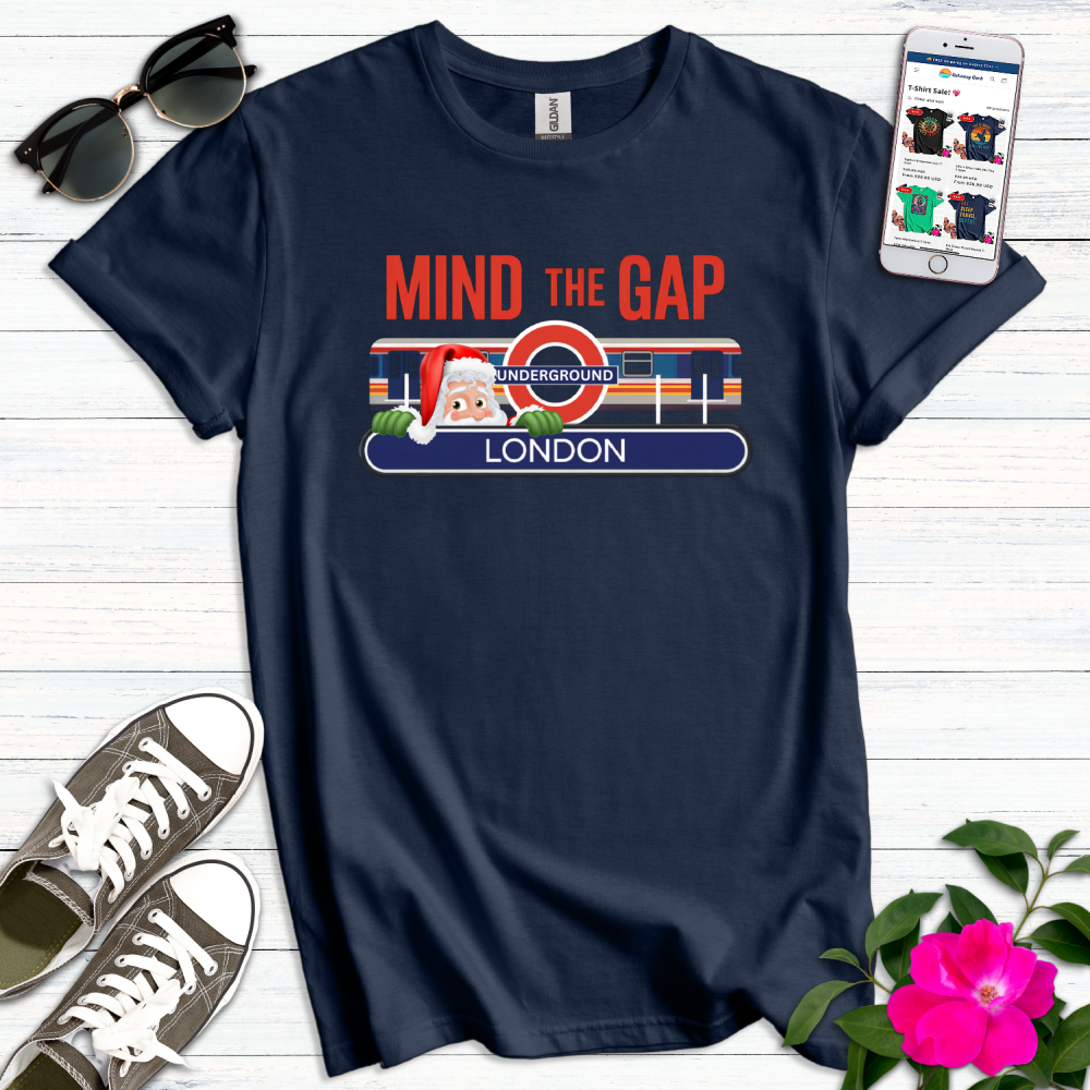 Santa Mind the Gap T-Shirt