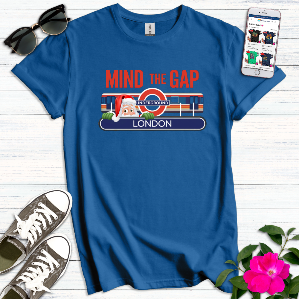 Santa Mind the Gap T-Shirt