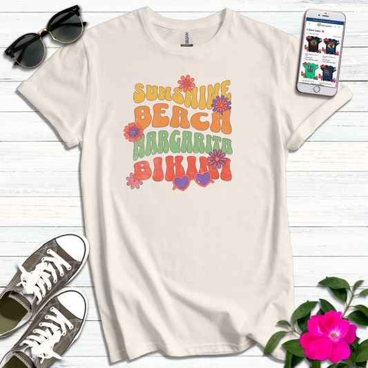 Sunshine Beach Margarita Bikini T-Shirt