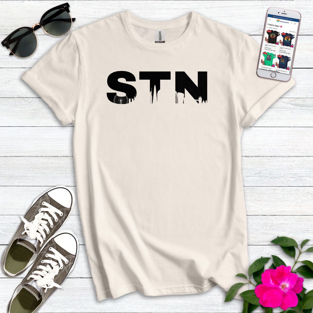 STN Stansted Airport London Skyline T-Shirt