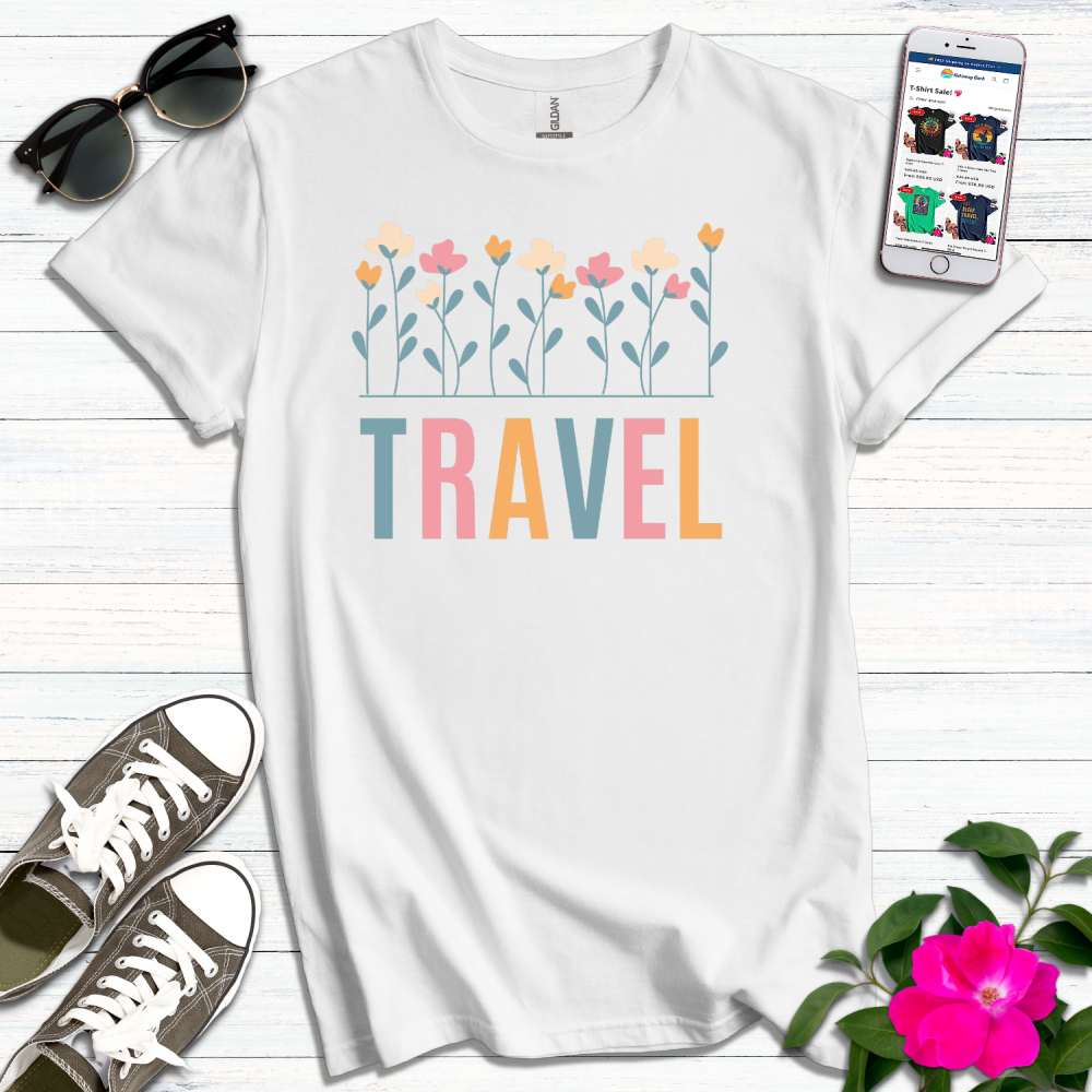 Travel Flowers T-Shirt