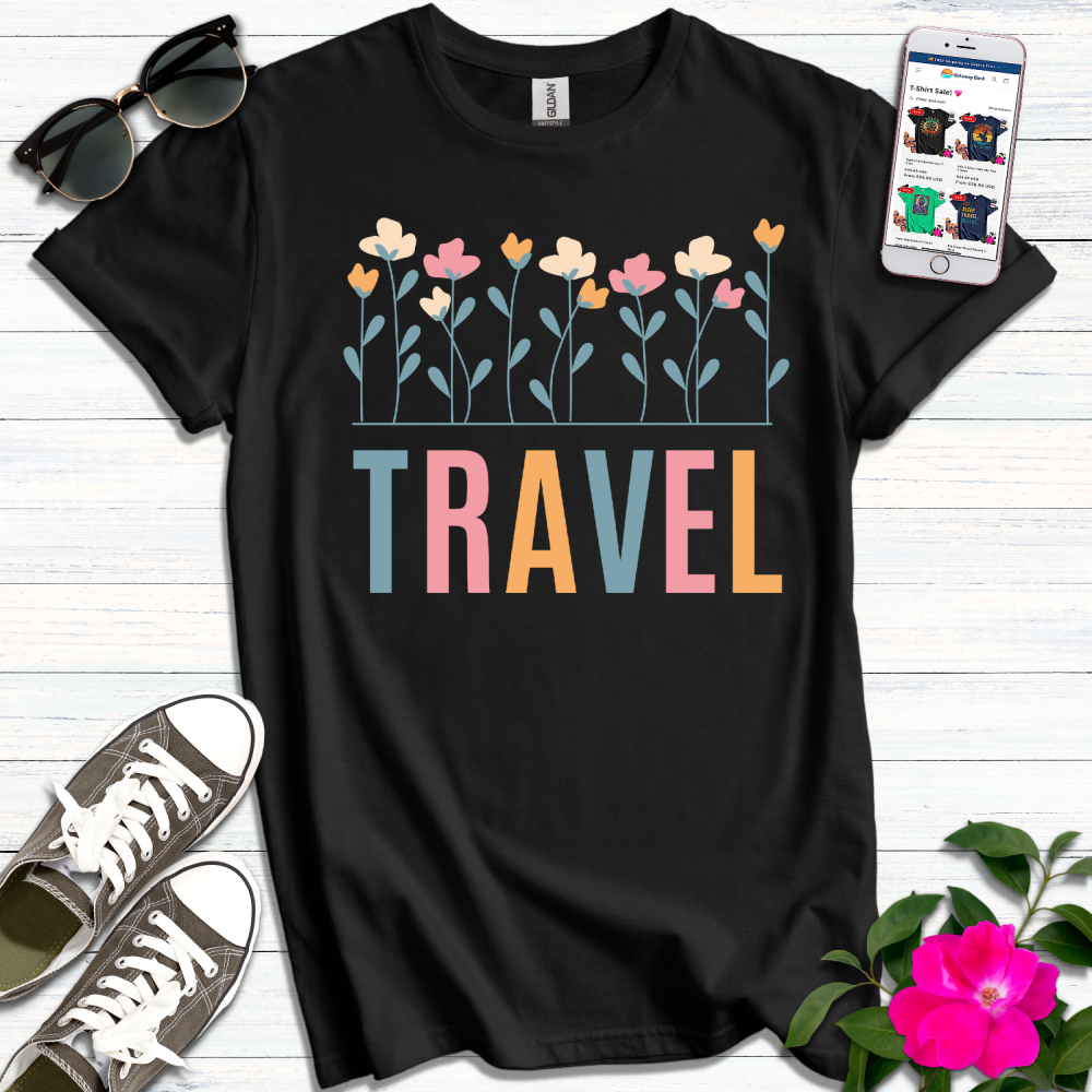 Travel Flowers T-Shirt