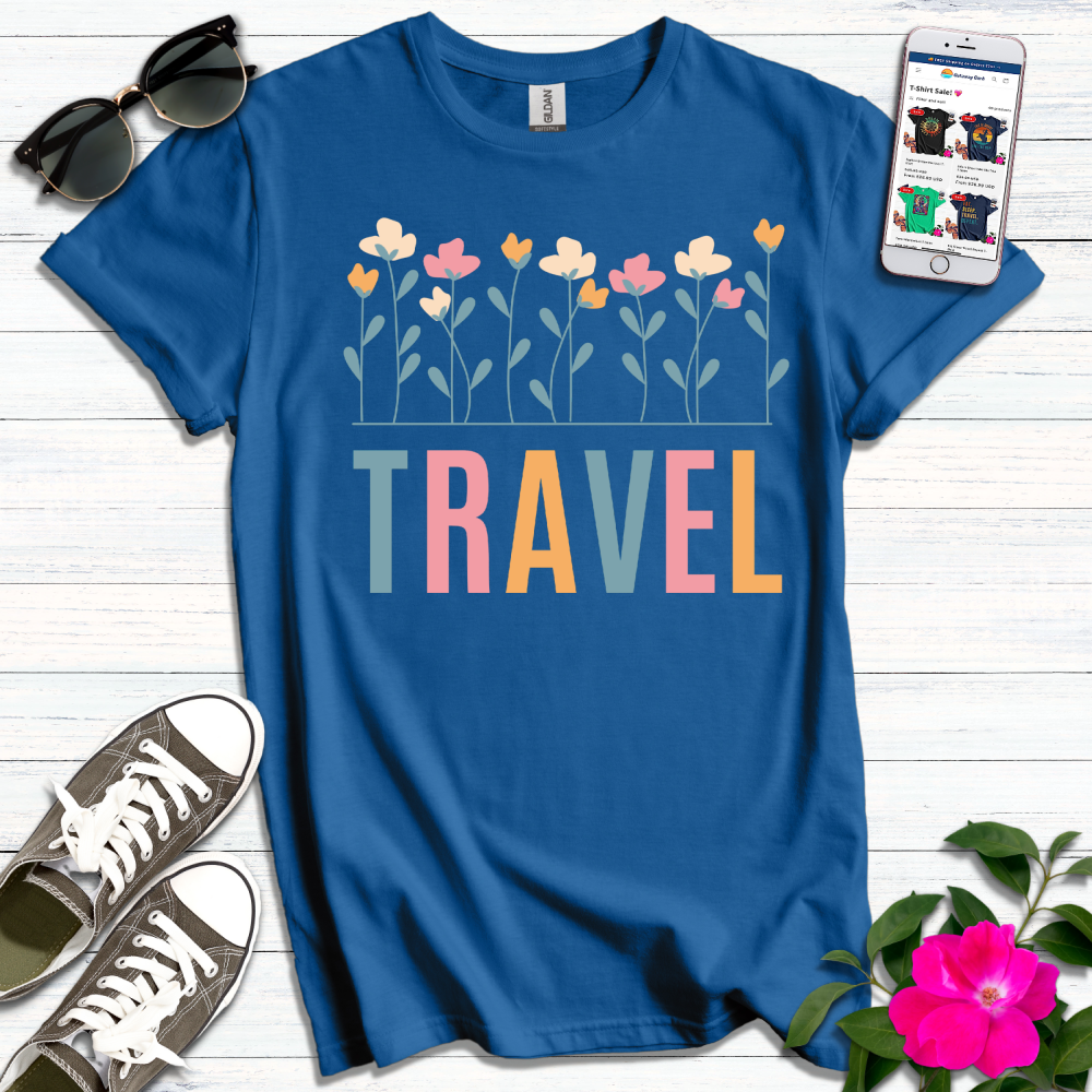 Travel Flowers T-Shirt