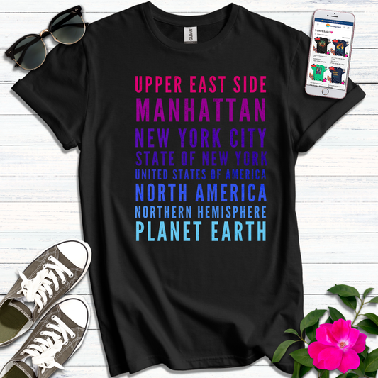 Upper East Side Vibrant Colors T-Shirt