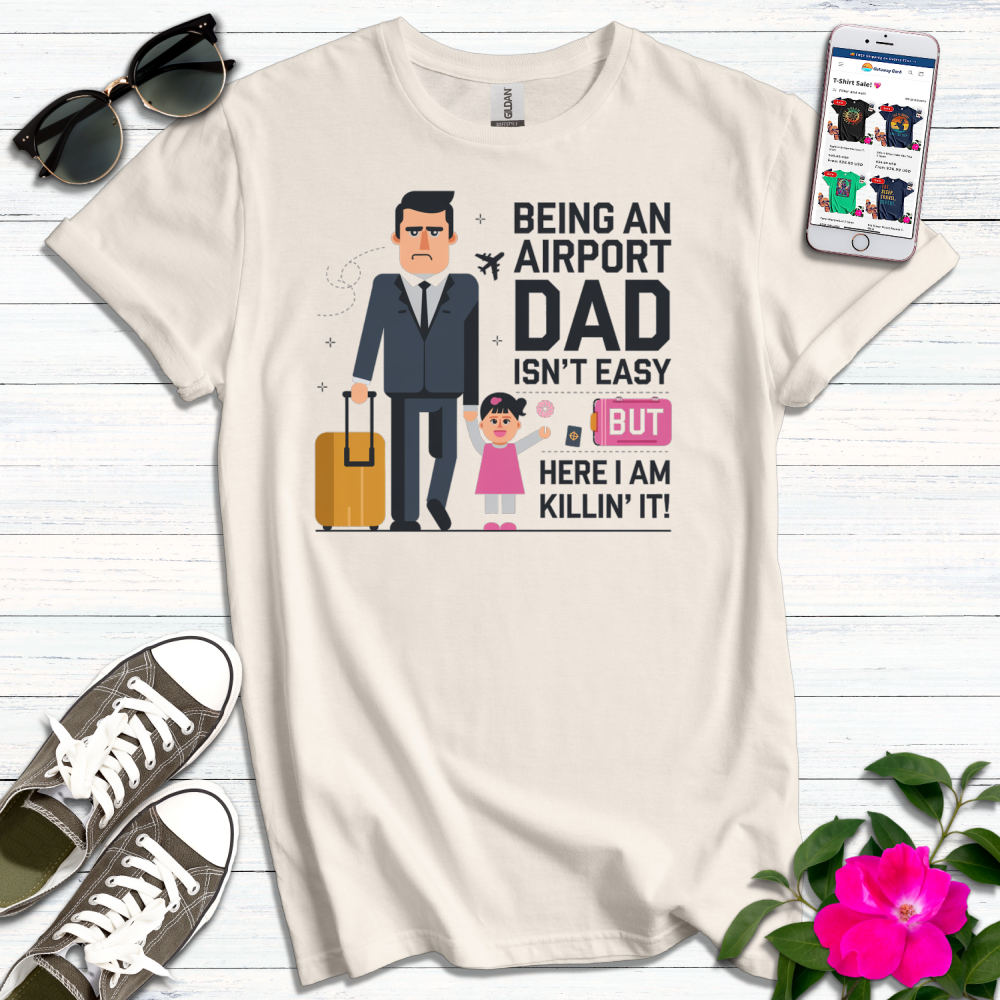 Funny Airport Dad T-Shirt