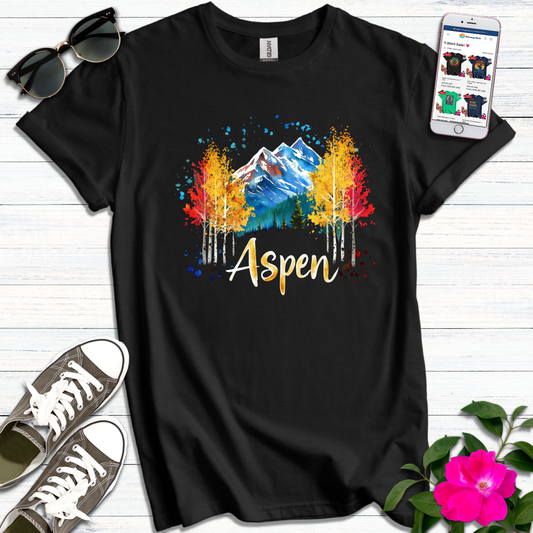 Aspen Nature's Autumn Canvas T-Shirt