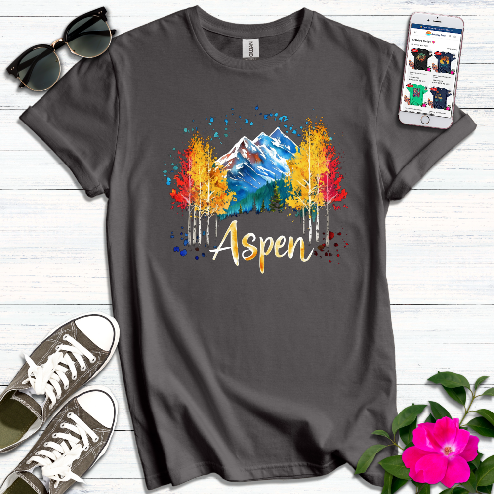 Aspen Nature's Autumn Canvas T-Shirt