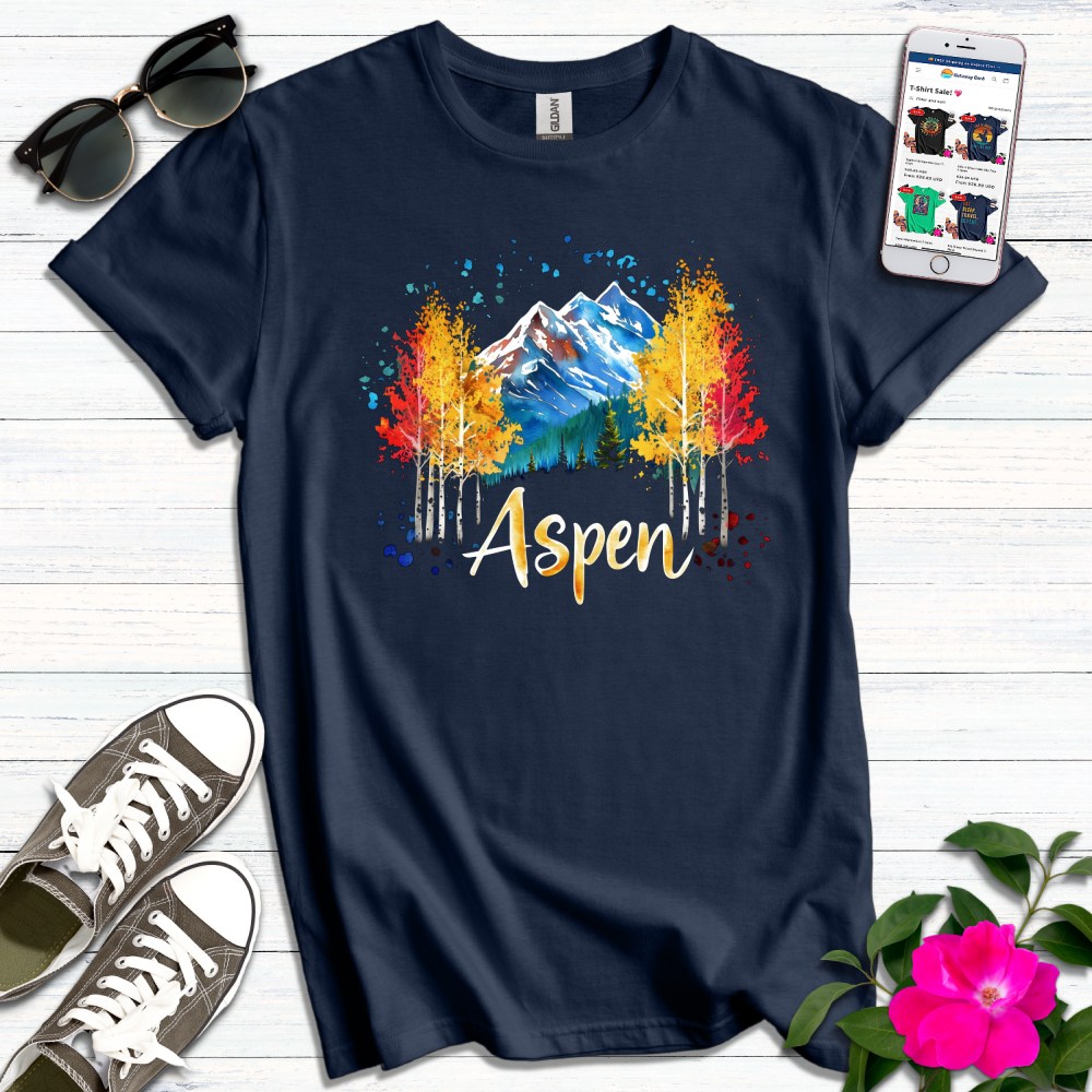 Aspen Nature's Autumn Canvas T-Shirt