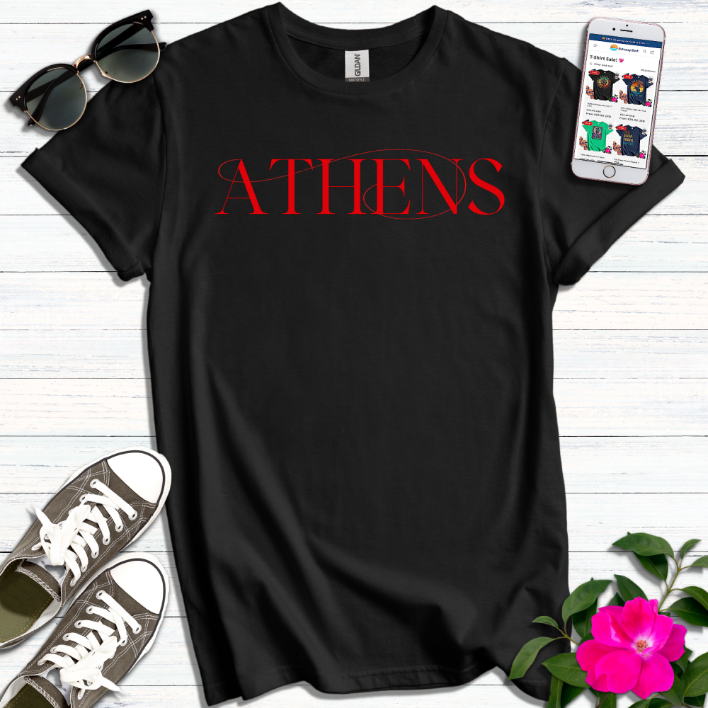 Athens Typography T-Shirt