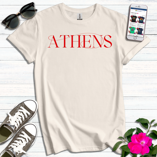 Athens Typography T-Shirt