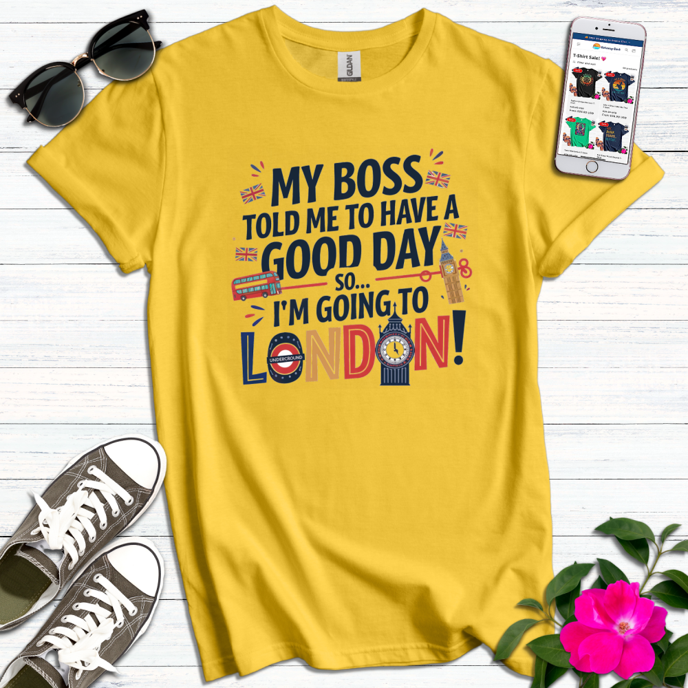 Boss Good Day Going to London T-Shirt