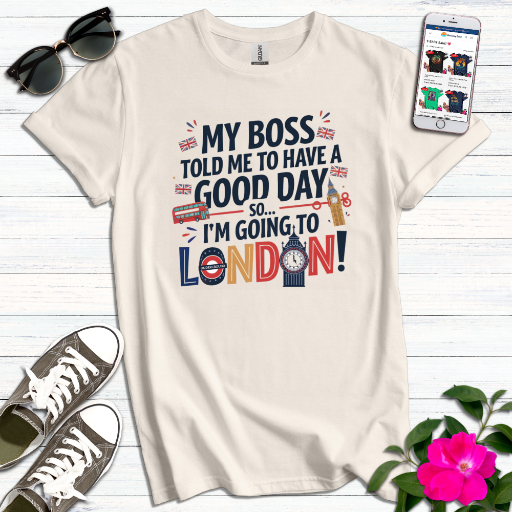 Boss Good Day Going to London T-Shirt