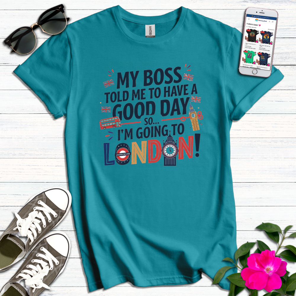 Boss Good Day Going to London T-Shirt
