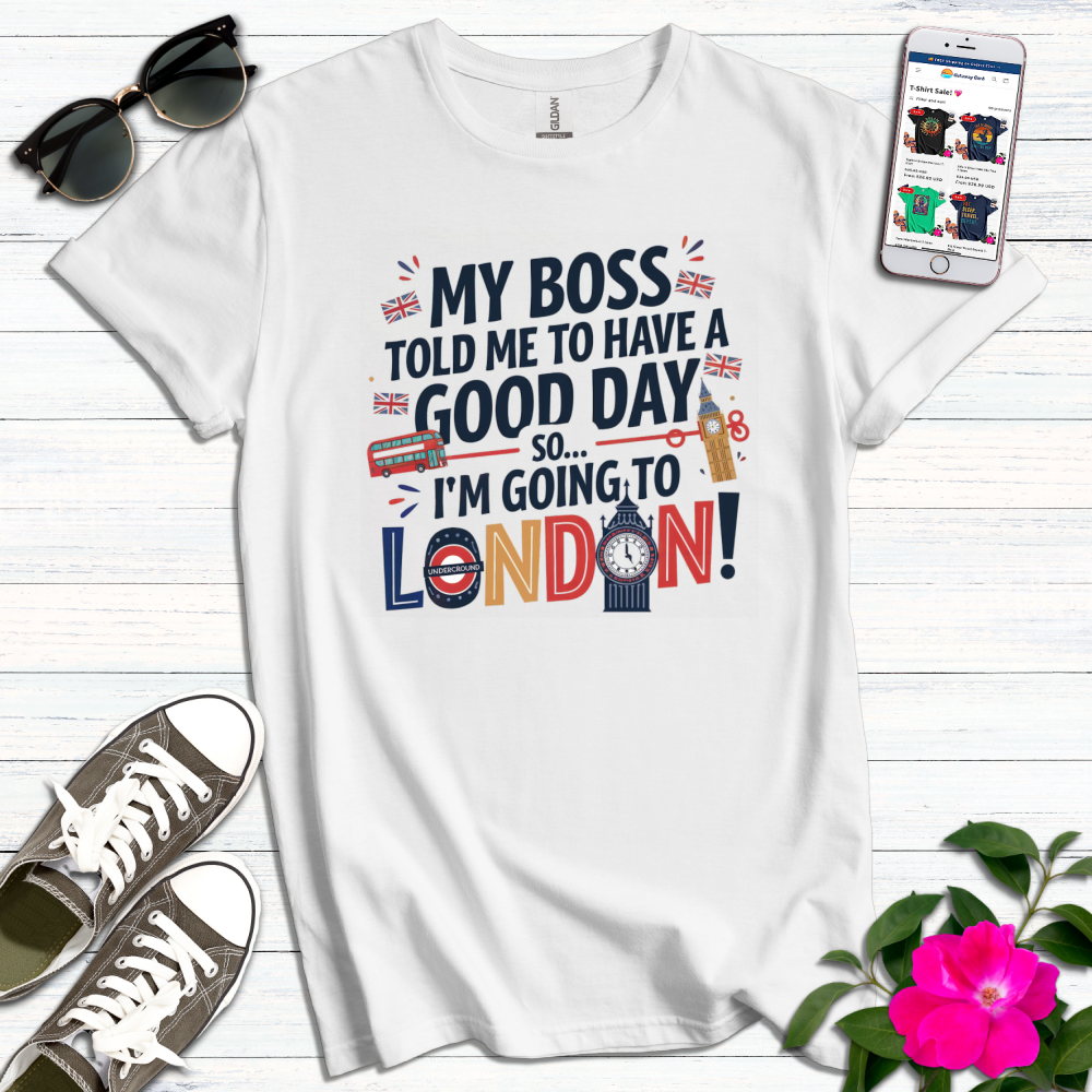 Boss Good Day Going to London T-Shirt