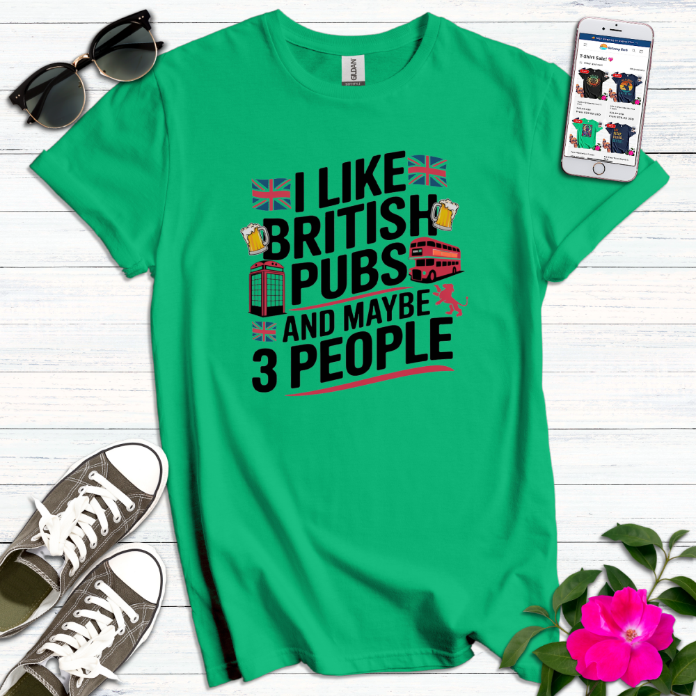 British Pubs 3 People T-Shirt