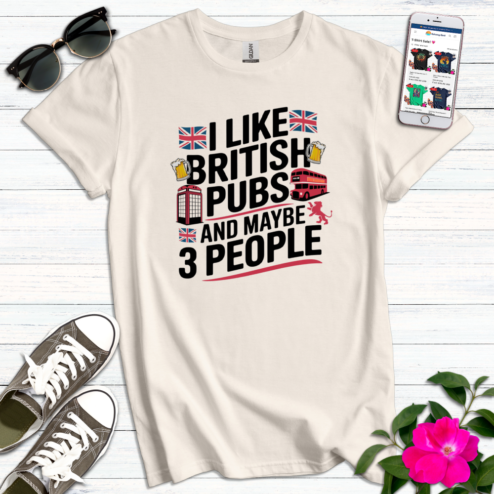 British Pubs 3 People T-Shirt