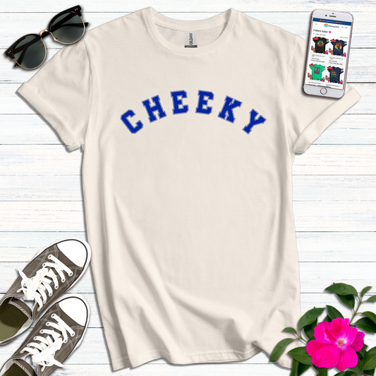 Cheeky Blue Varsity Letters T-Shirt