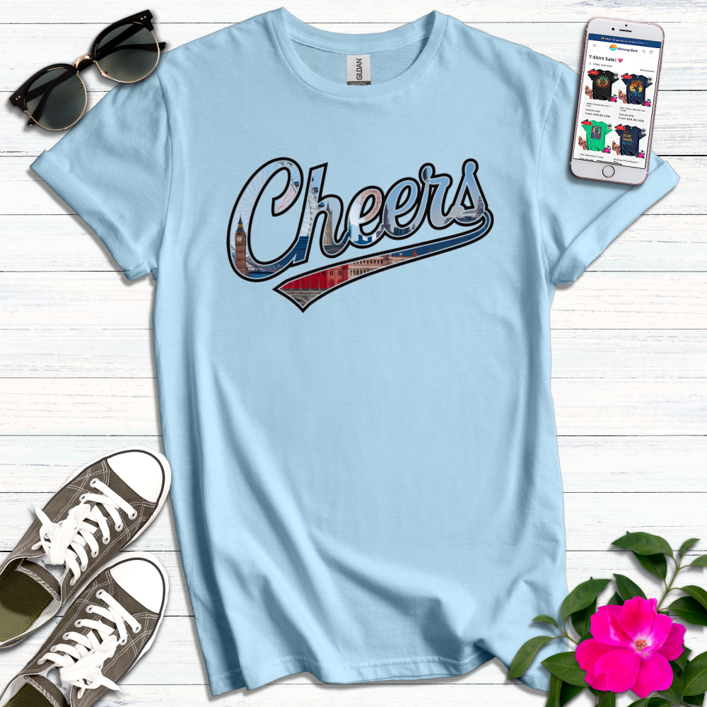 Cheers Graphic Typography T-Shirt