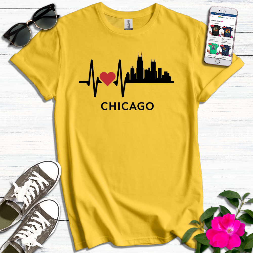 Chicago Heartline T-Shirt