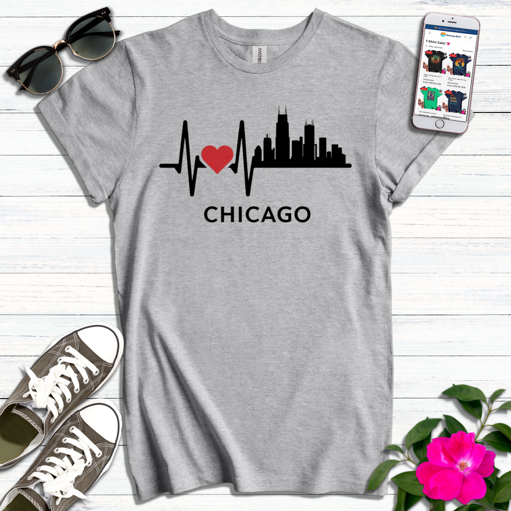 Chicago Heartline T-Shirt