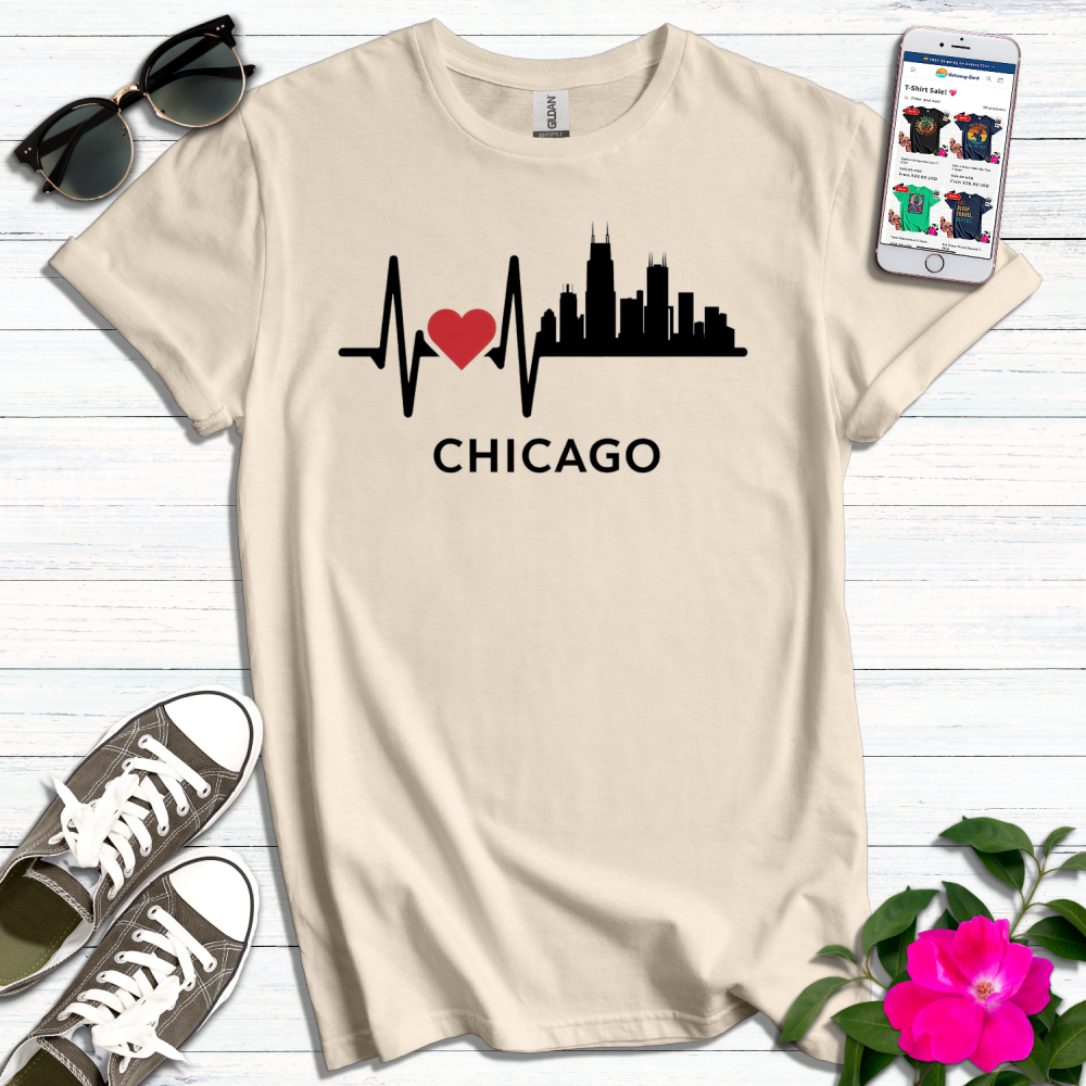 Chicago Heartline T-Shirt