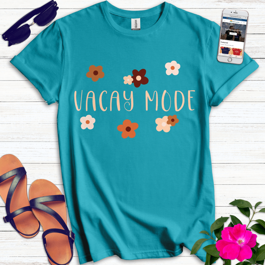Vacay Mode Boho Flowers T-Shirt