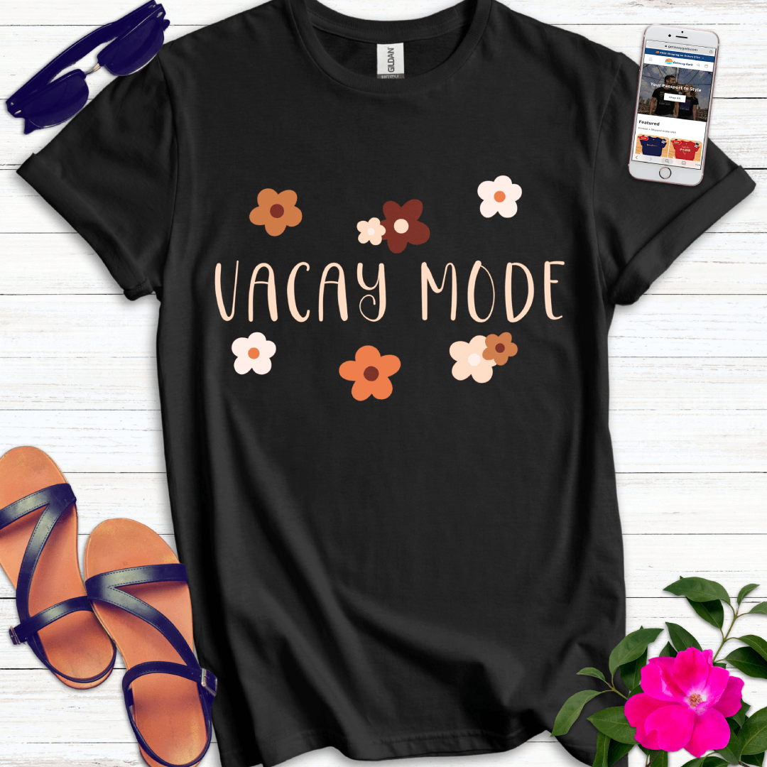 Vacay Mode Boho Flowers T-Shirt