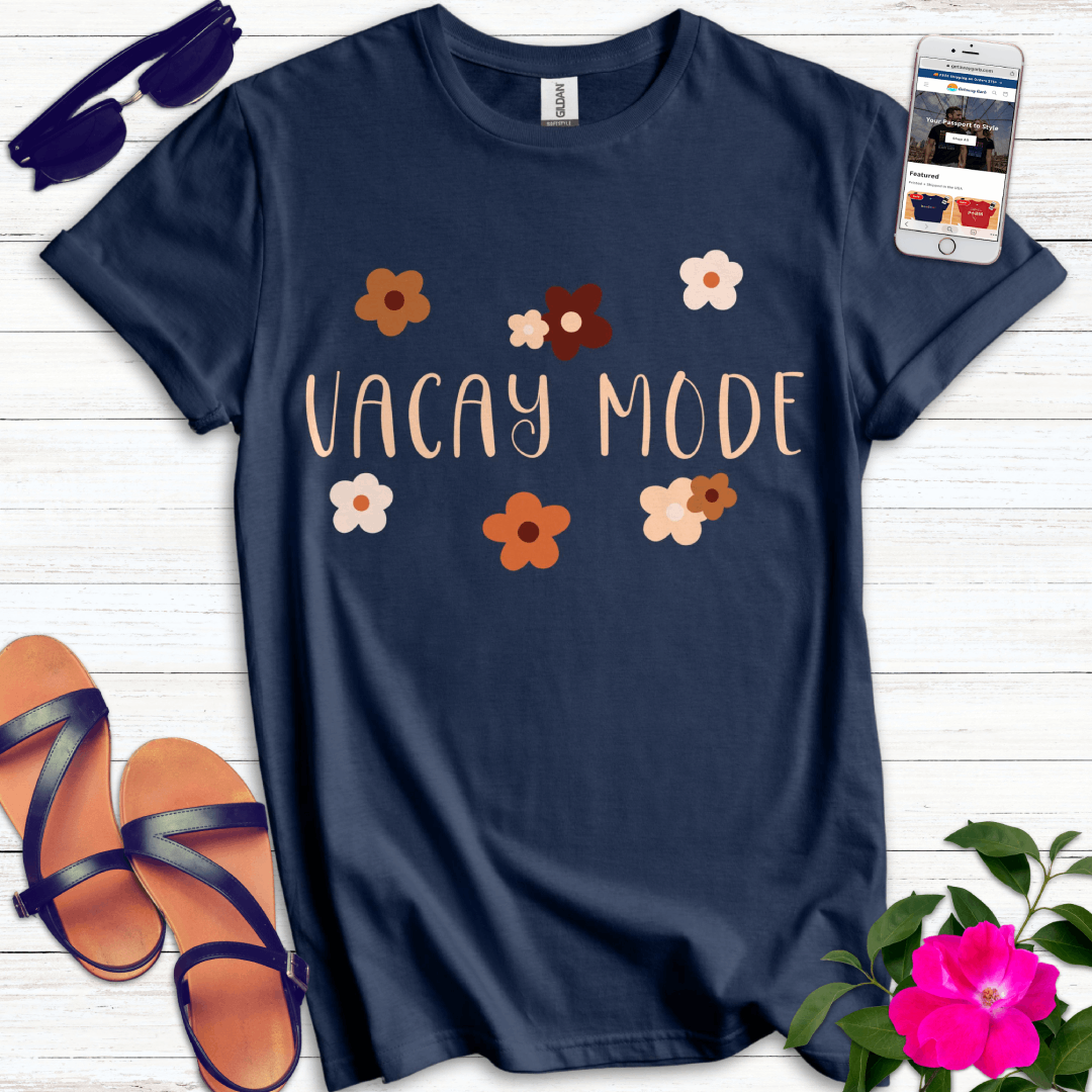 Vacay Mode Boho Flowers T-Shirt