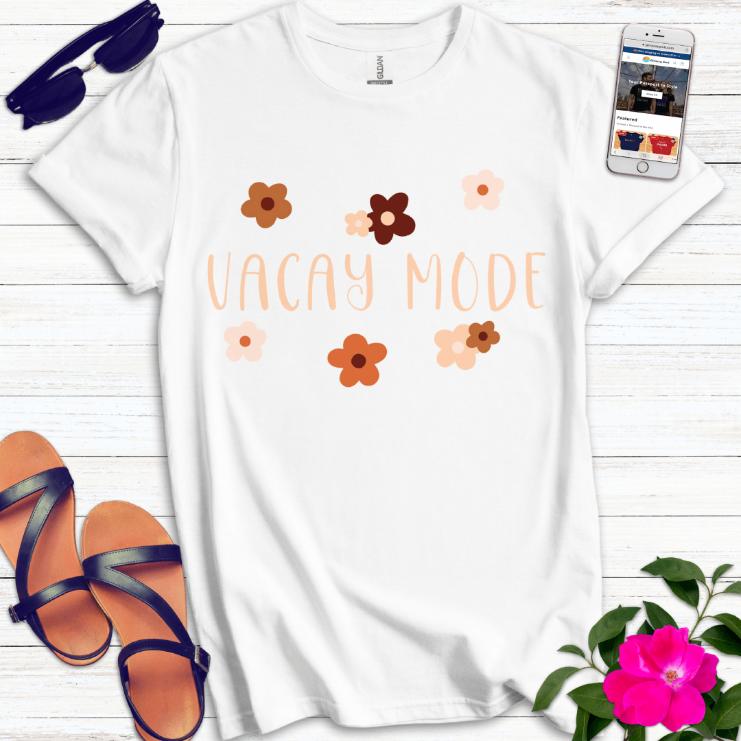 Vacay Mode Boho Flowers T-Shirt