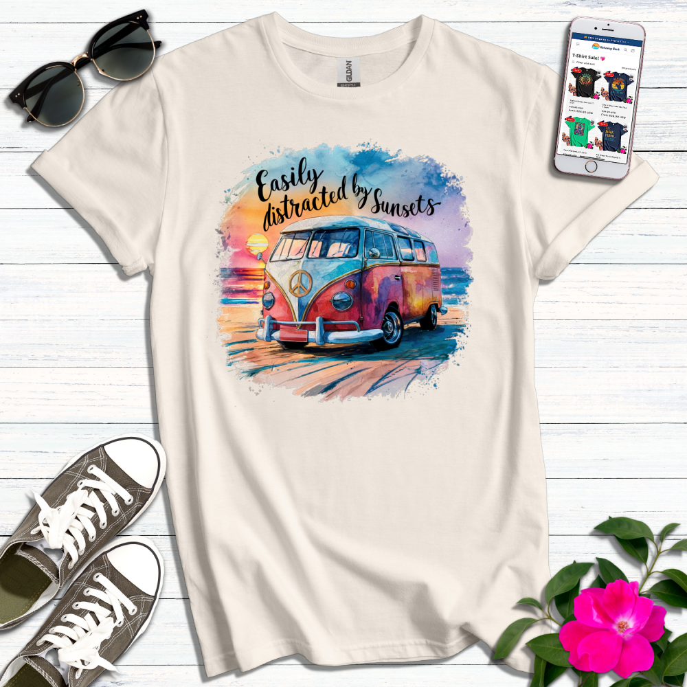 Easily Distracted by Sunsets T-Shirt