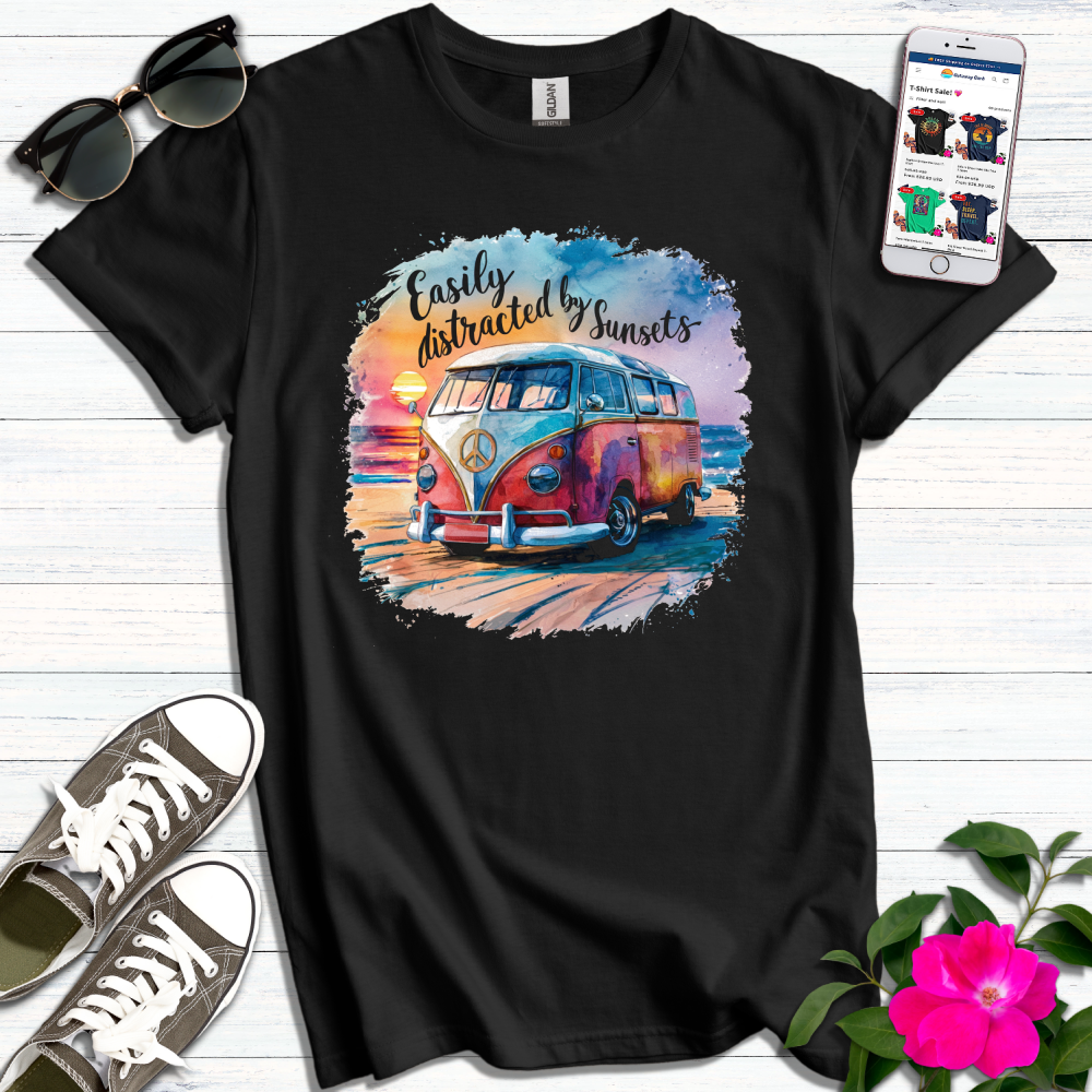 Easily Distracted by Sunsets T-Shirt