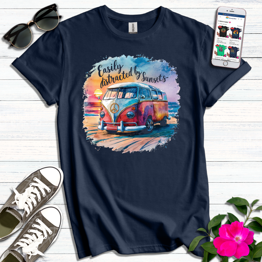 Easily Distracted by Sunsets T-Shirt