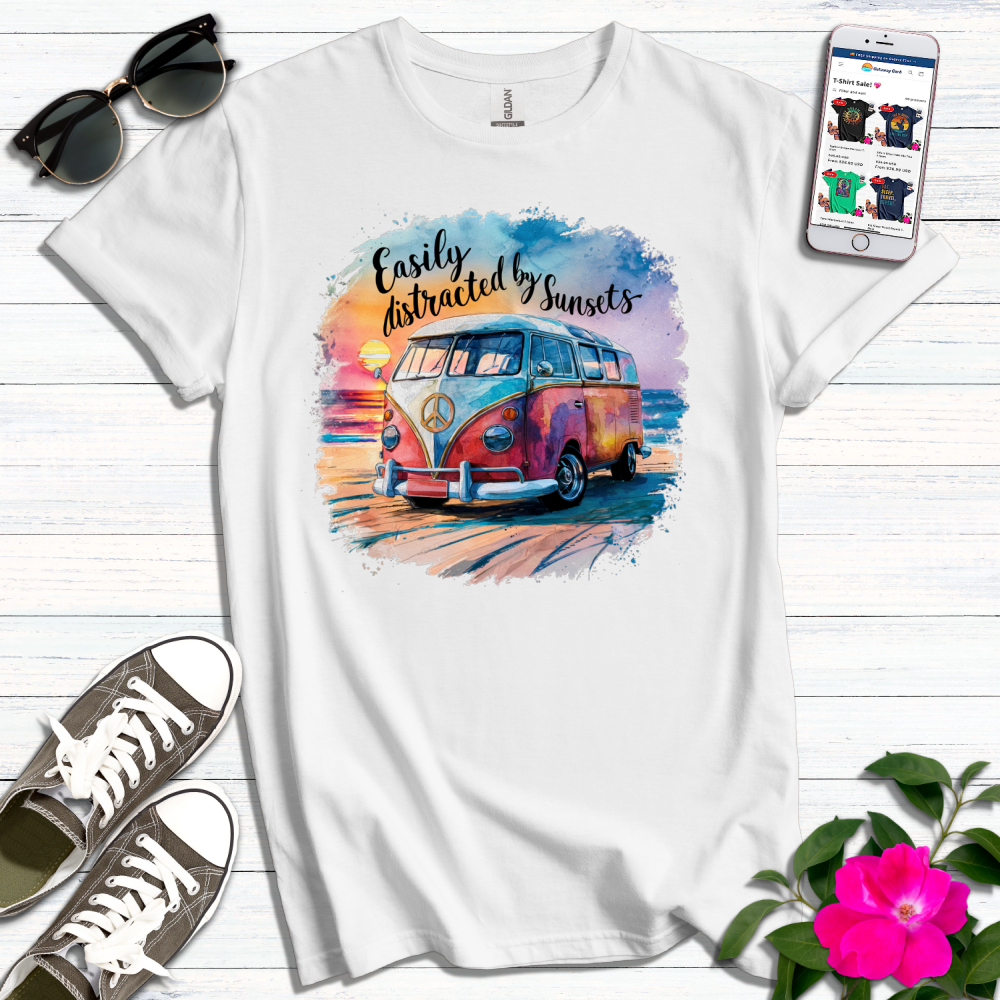 Easily Distracted by Sunsets T-Shirt