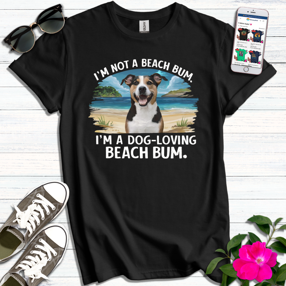 Dog Loving Beach Bum T-Shirt