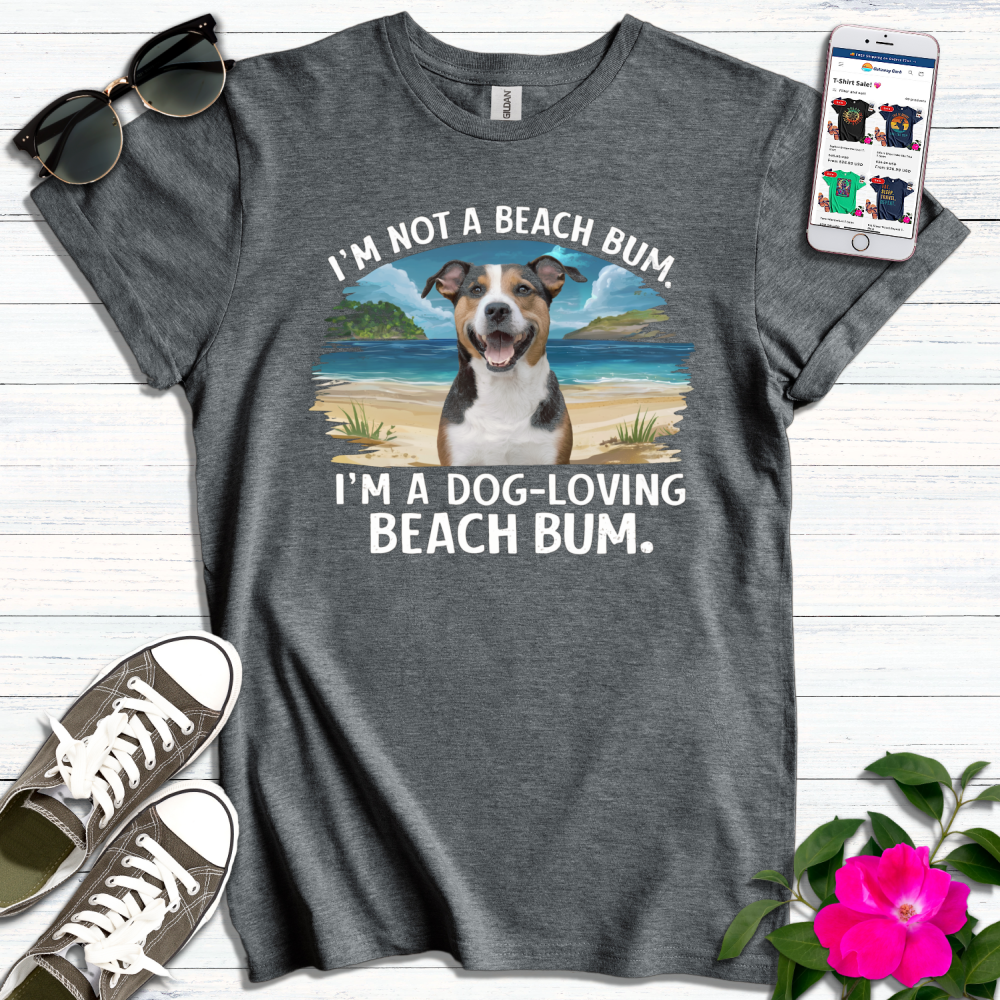 Dog Loving Beach Bum T-Shirt